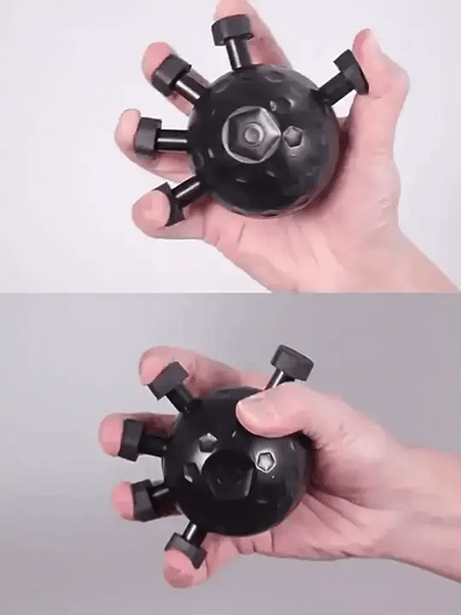 Here's #3:

`Hand and wrist gripper device in use during exercise`