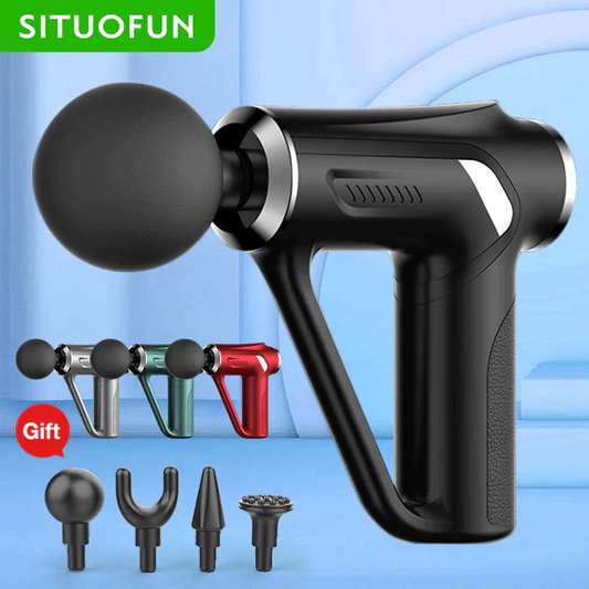 SITUOFUN 32-Level Deep Tissue Massage Gun for Ultimate Relaxation and Pain Relief – Ideal for Neck, Back, and Muscle Recovery - Walnut Grove Fitness