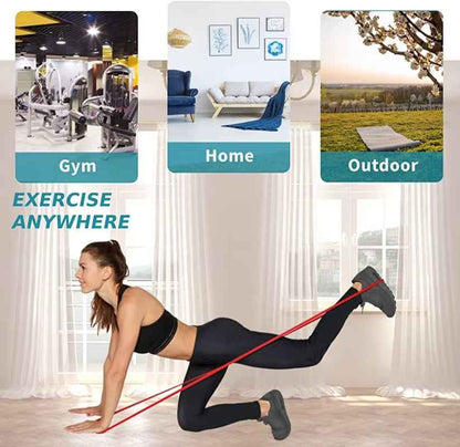 Ultimate Resistance Band Set for Pull-Up Assistance - Heavy-Duty Stretch Bands for Effective Home Workouts & Physical Therapy